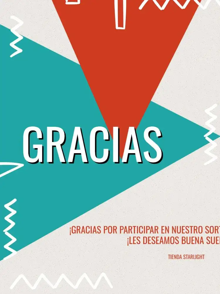 Tarjeta De Agradecimiento Por La Participación Moderna y Colorida