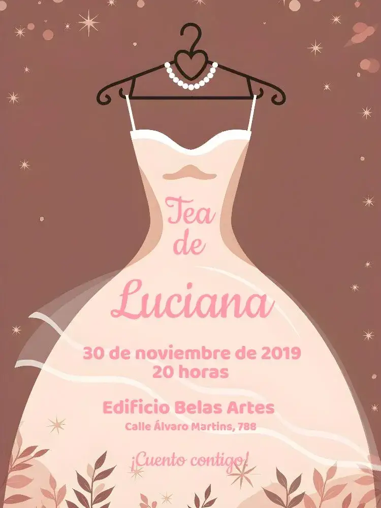 Invitación Despedida de soltera – tema Despedida de Soltera rosa, delicado, moderno, femenino, divertido, chic