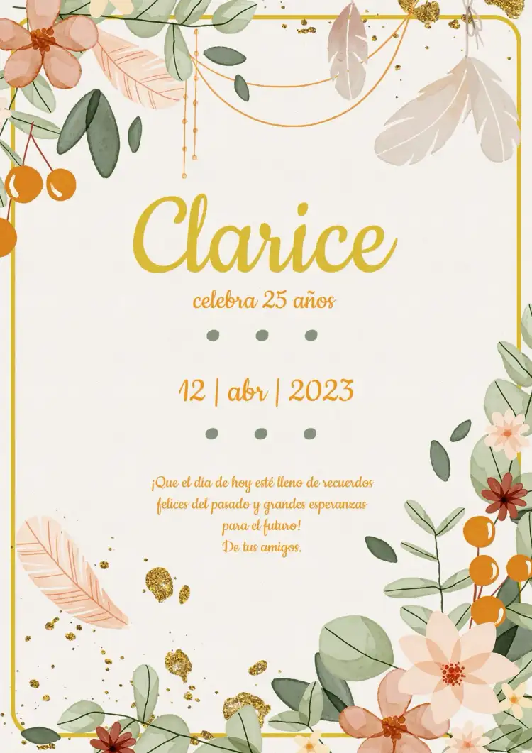 Cartel Floral Boho