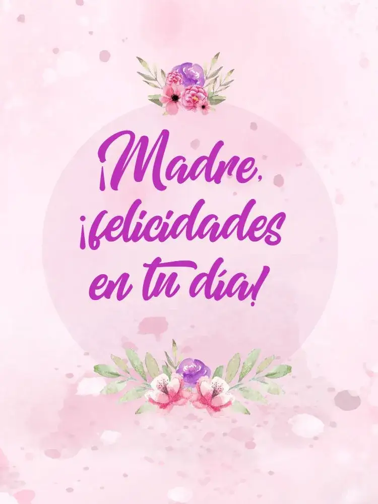Invitación Tarjeta Día de la Madre Femenina – tema Tarjeta floral, rosa, femenino, romántico, delicado