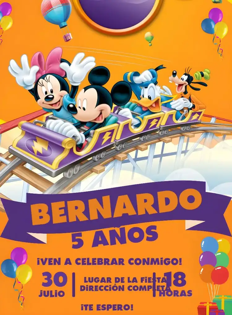 Parque de Diversiones de la Pandilla Mickey Morado