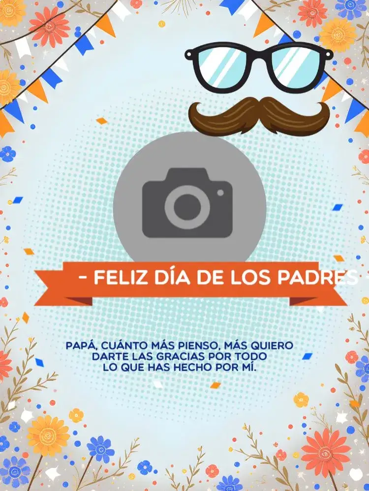 Invitación Publicación Día Del Padre Con Foto Homenaje