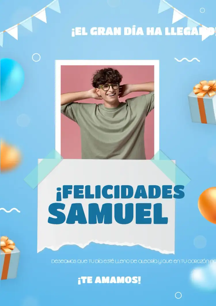 Póster Con Foto Fiesta