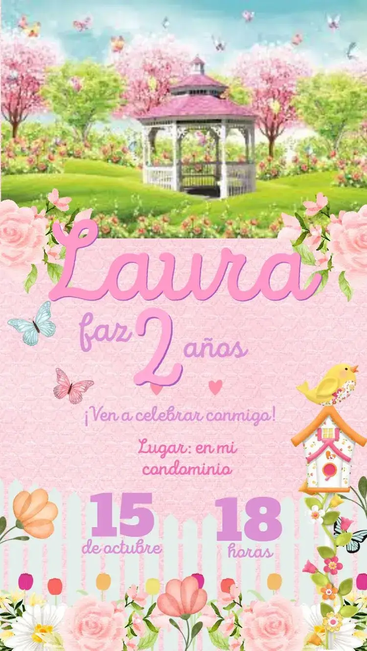 Invitación Jardín Encantado