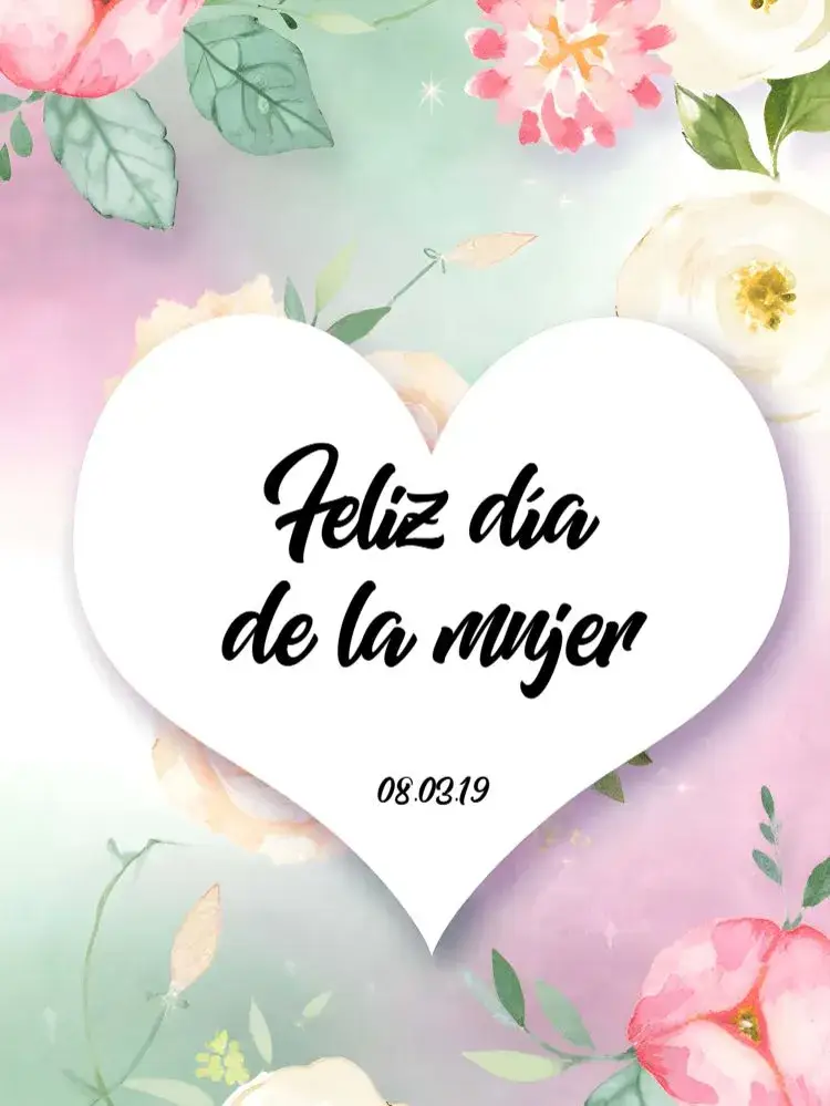 Invitación Publicación Día Internacional De La Mujer Femenino editable y personalizable