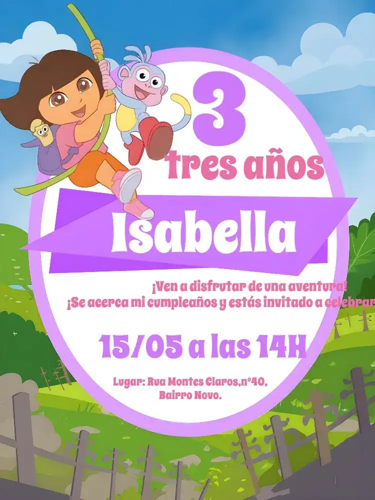 Dora la Exploradora Blanco