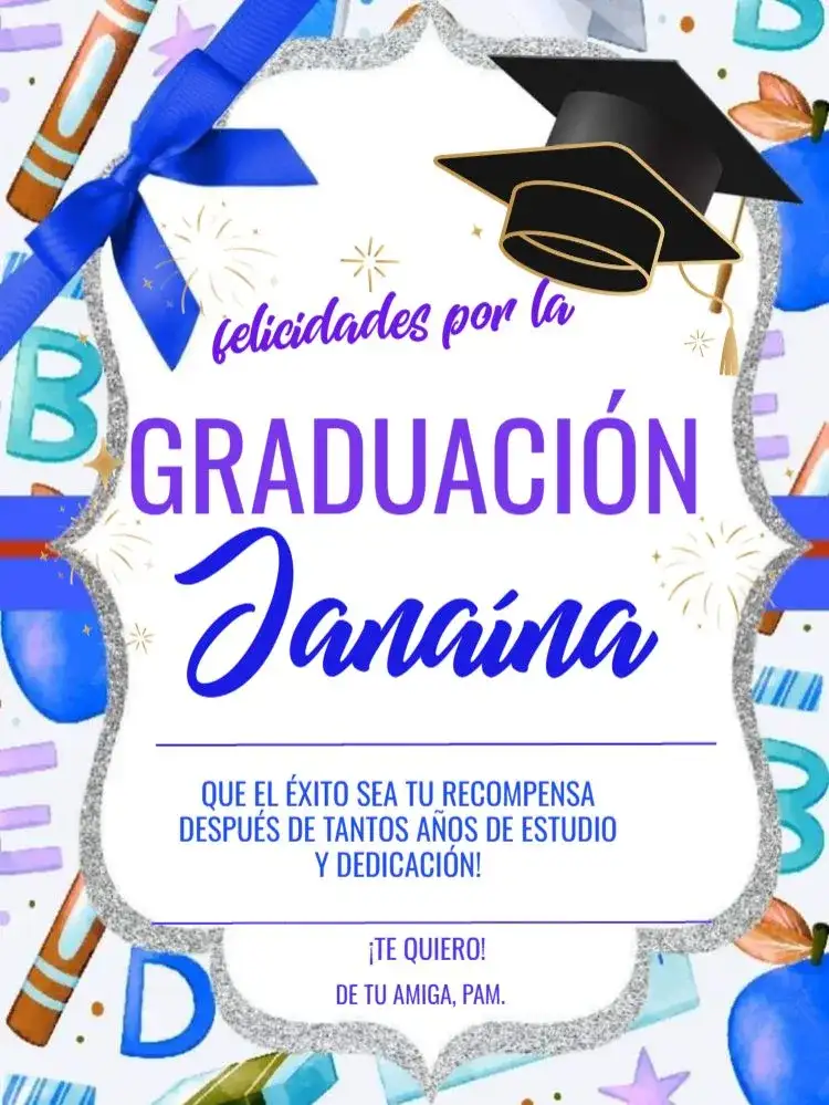Graduación Con Confirmación Para Editar Celebración