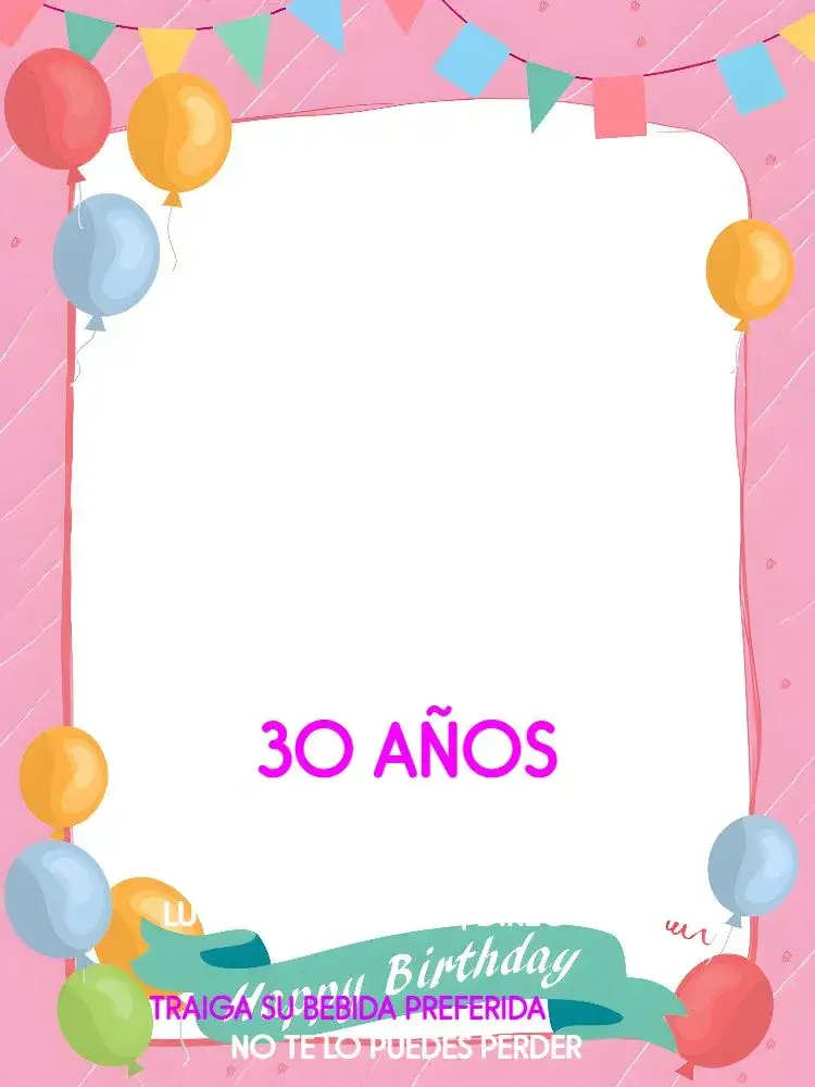 Invitación Discoteca Años 90 Fiesta – tema 15 años neón, colorido, vintage, temático, divertido