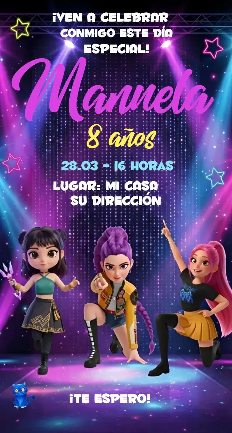 Invitación Guerreras del Kpop 16