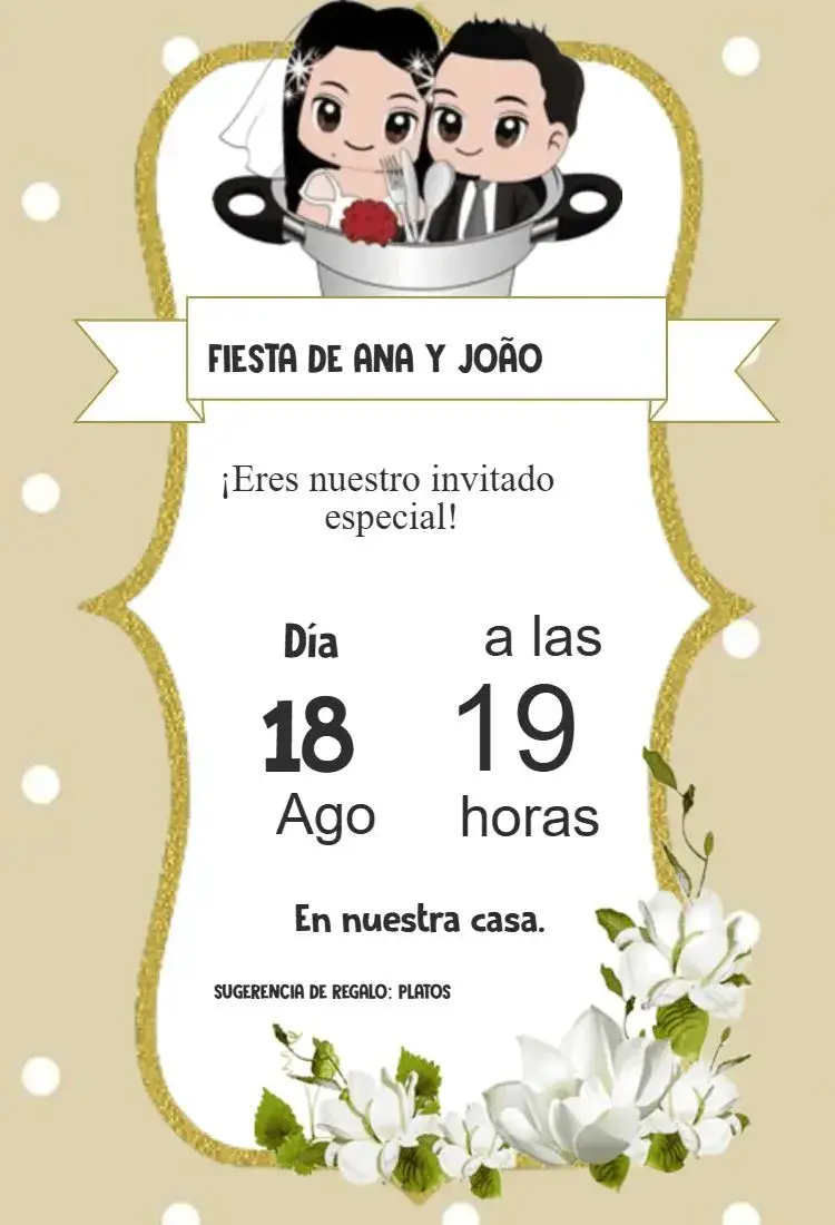 Invitación Despedida de Soltera