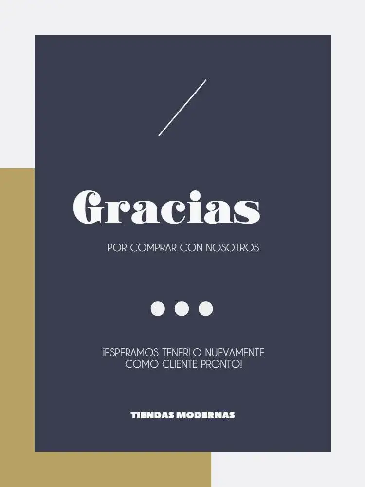 Tarjeta De Agradecimiento Al Cliente Minimalista Simple