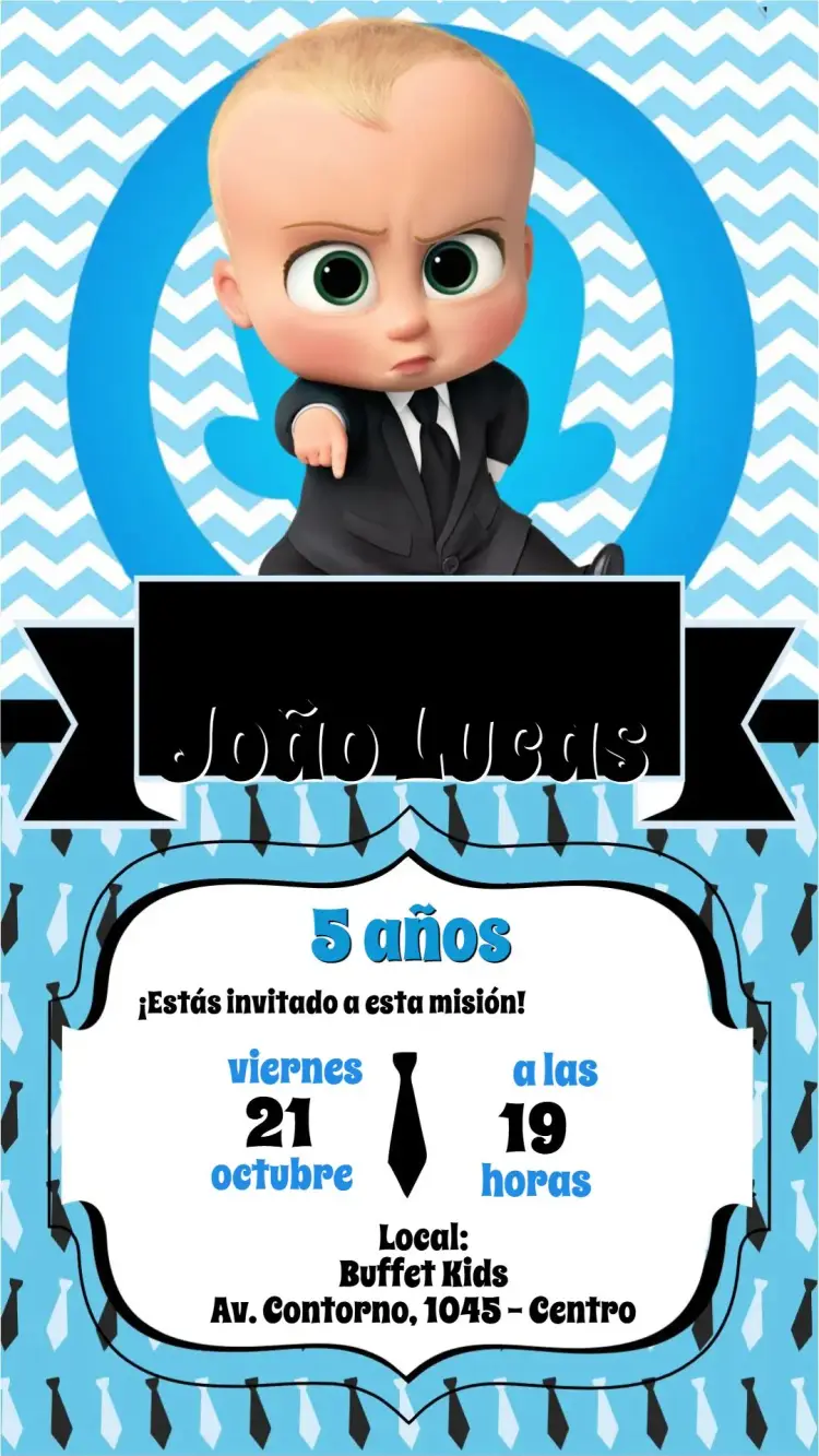 Invitación El Poderoso Jefe