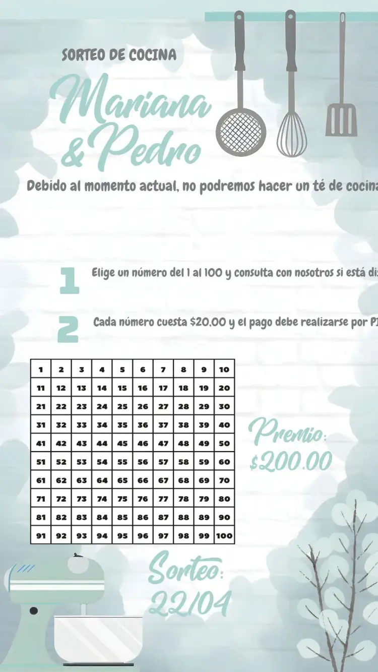 Invitación Té de Rifa de Olla Floral Gris – tema Té Rifa floral, moderno, elegante, gris serenidad, temática de cocina