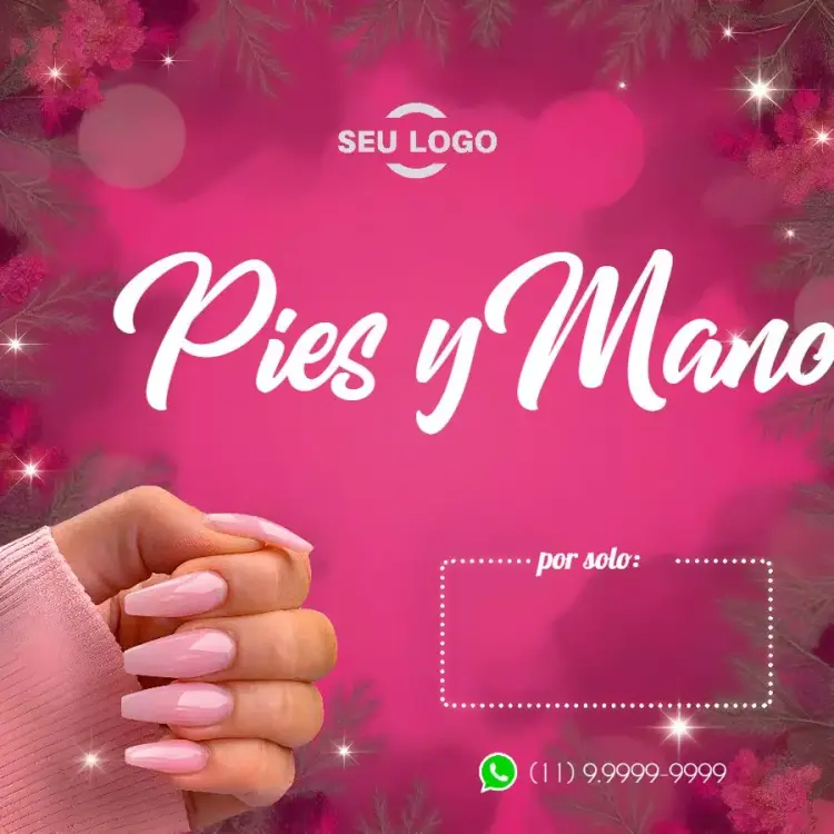 Invitación Publicación Para Manicura de Manos