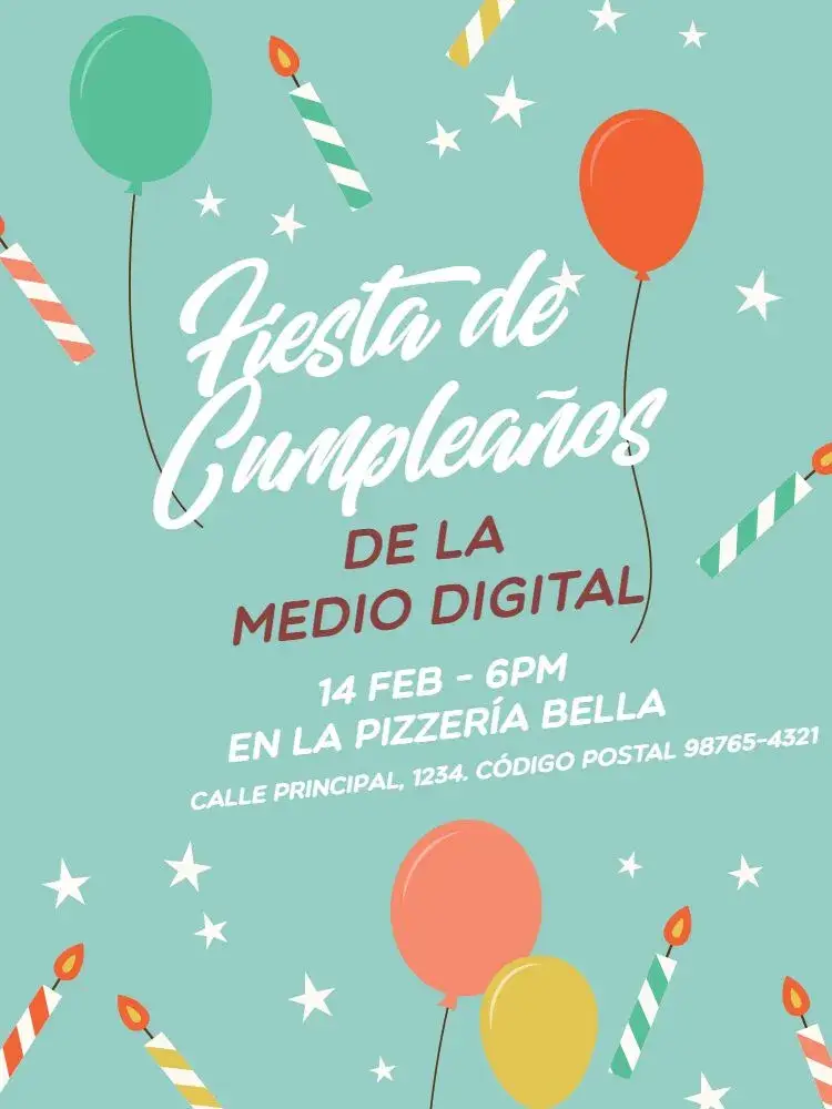Invitación De Empresa Divertido Fiesta