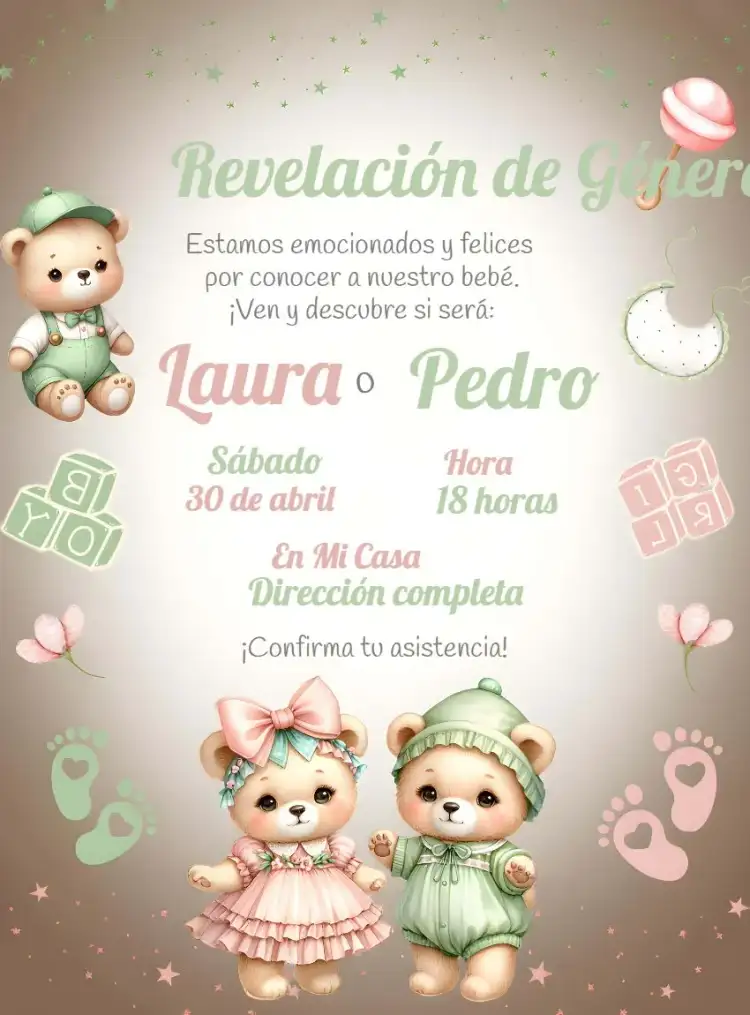 Baby Shower Ositos Niño
