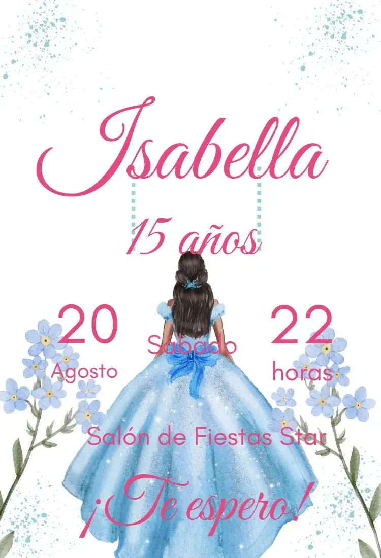 Invitación 15 años