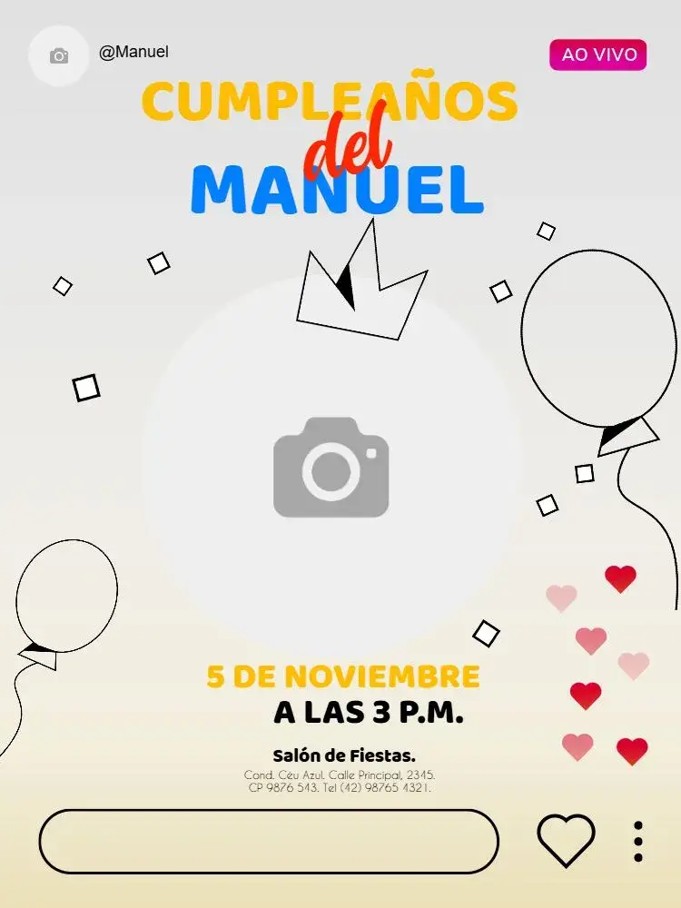 Invitación Fiesta De Moderno Lúdico