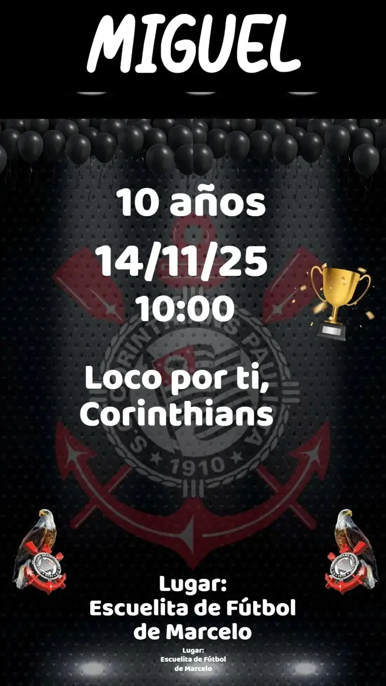 Invitación Corinthians