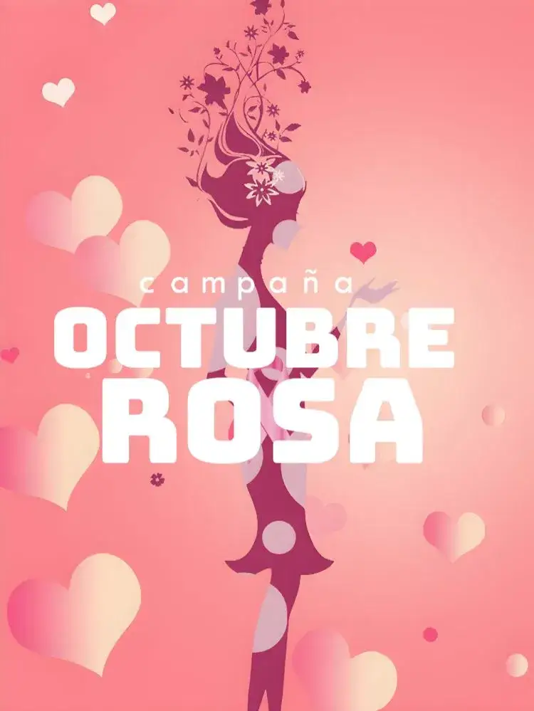 Invitación Publicación Para la Campaña de Octubre Rosa – tema Más buscados rosa, minimalista, moderno, inspirador, floral, vibrante