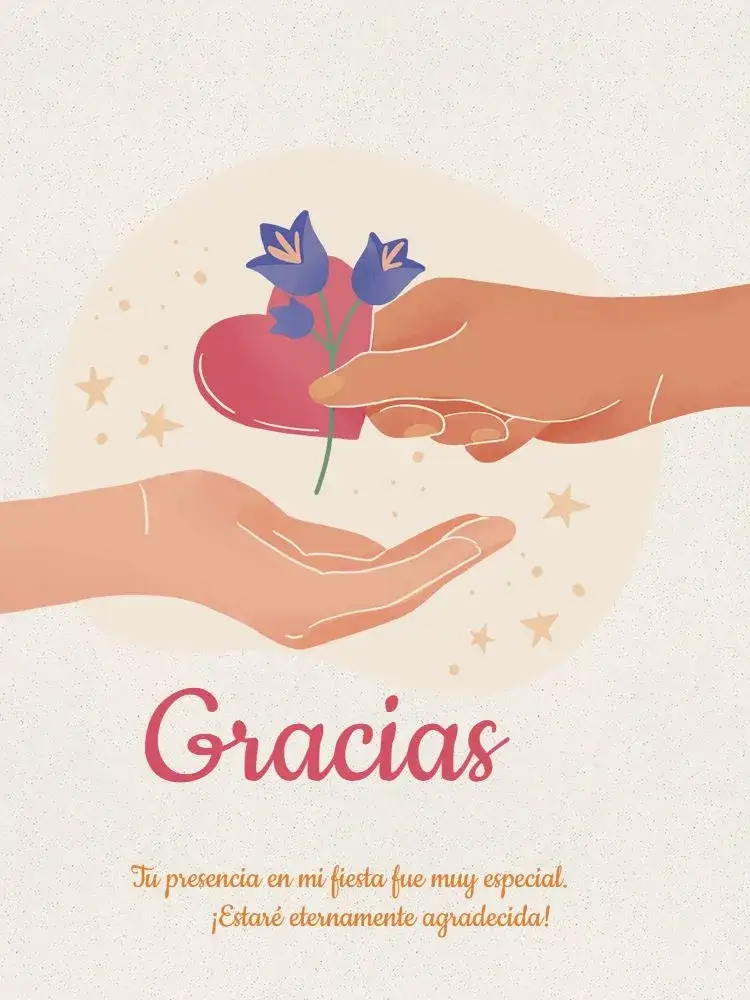 Invitación Tarjeta De Agradecimiento Personalizada Delicada Joven – tema Tarjeta delicado, minimalista, claro, beige, moderno
