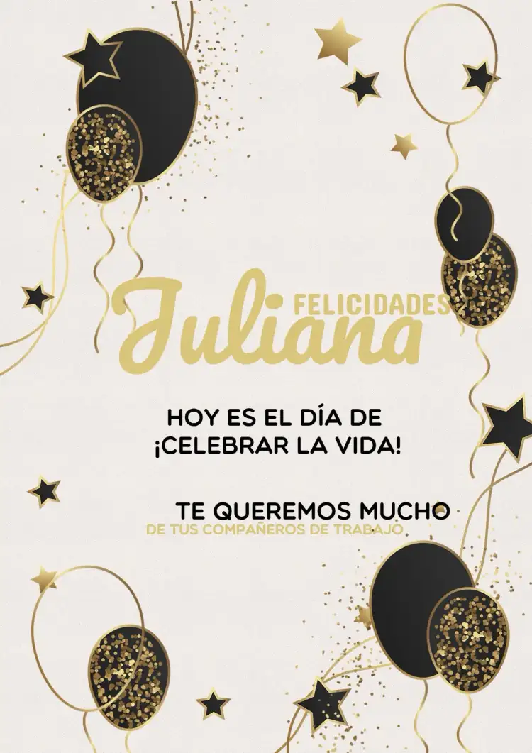 Cartel De Oro Infantil
