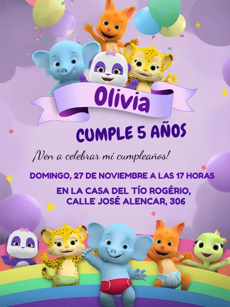 Invitación Fiesta De Las Palabras – tema Fechas Conmemorativas colorido, moderno, divertido, jovial, lúdico, interactivo