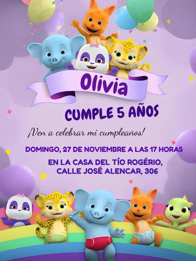 Invitación Fiesta De Las Palabras
