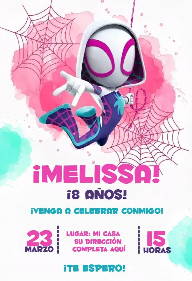 Invitación Gwen 2