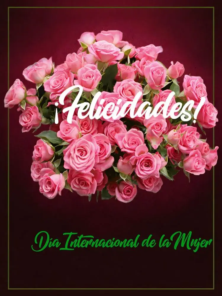 Invitación Publicación Día Internacional De La Mujer Femenino editable y personalizable