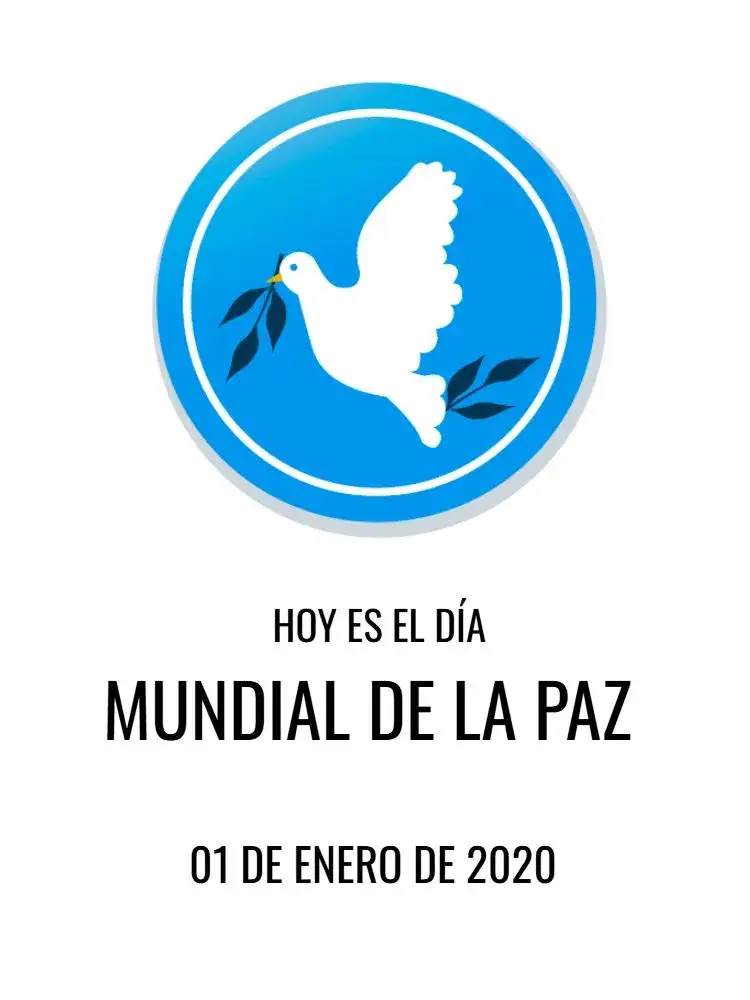 Invitación Publicación Día Mundial De La Paz Esperanza – tema Fechas Conmemorativas minimalista, moderno, pastel, sustentable, inspirador