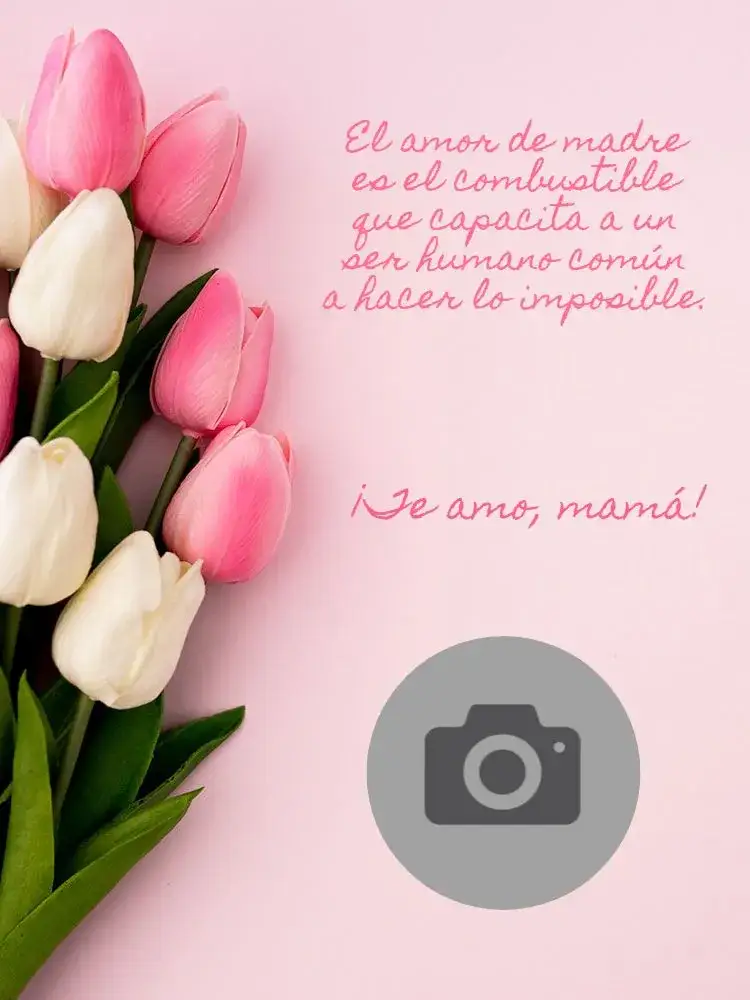 Invitación Como Hacer Tarjeta Día De Las Madres Creativa Personalizada Foto Online – tema Tarjeta floral, colorido, romántico, moderno, minimalista, vintage