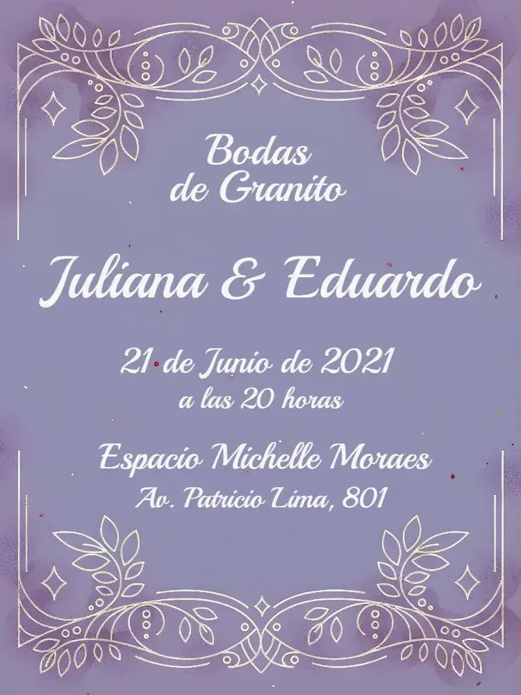 Invitación Bodas De Opala Casamento – tema Despedida de Soltera elegante, sencillo, moderno, minimalista, colores suaves