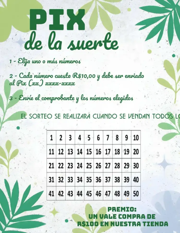 Invitación Rifa Pix Da Sorte Trevo Verde