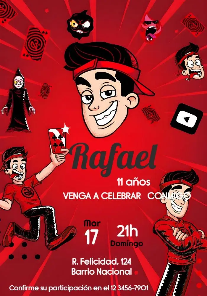 Invitación Enaldinho Desafío