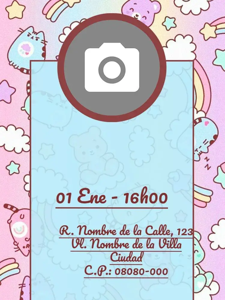 Invitación Virtual 1 Año - Mascota Foto