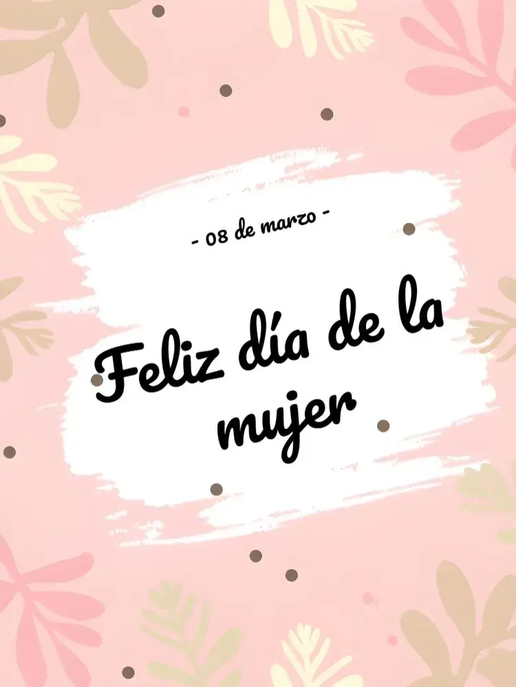 Invitación Publicación Día Internacional De La Mujer Flor editable y personalizable