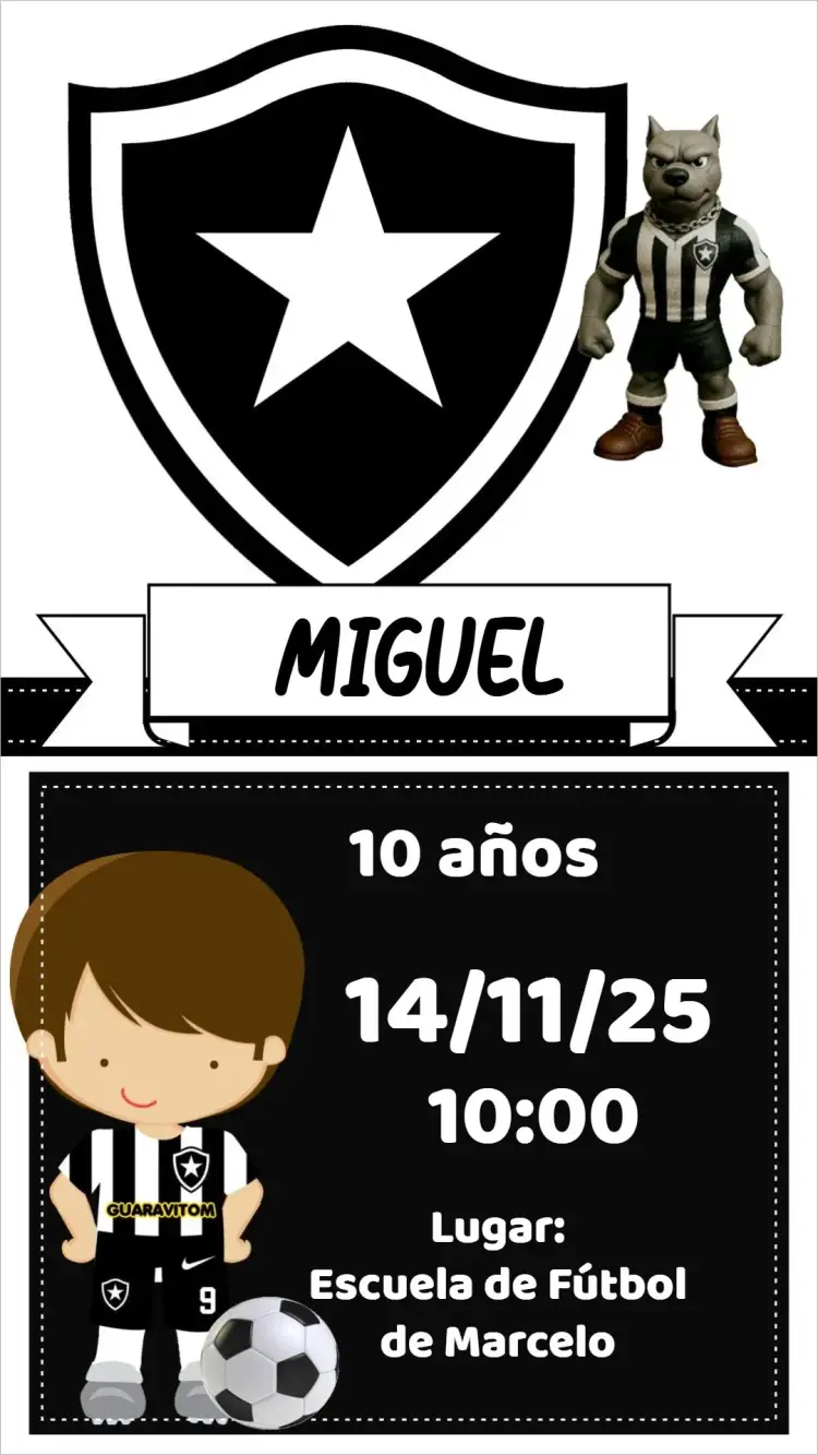 Invitación Botafogo
