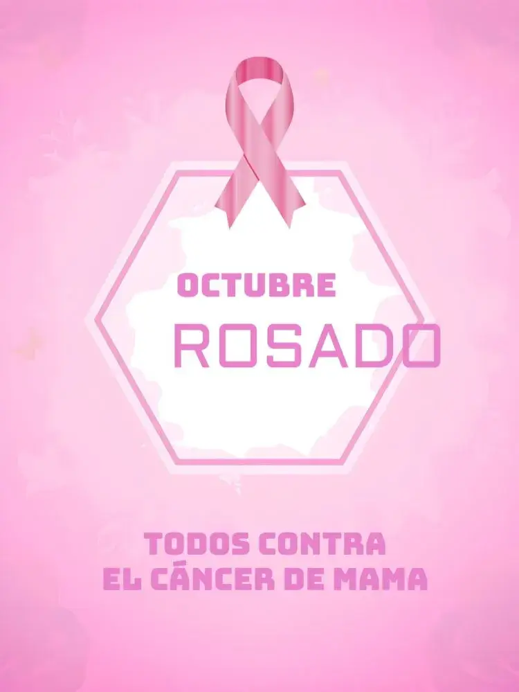 Invitación Publicación Para el Cáncer de Mama en Octubre Rosa editable y personalizable