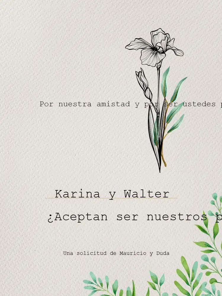 Para Padrinos De Boda Rústica Pareja