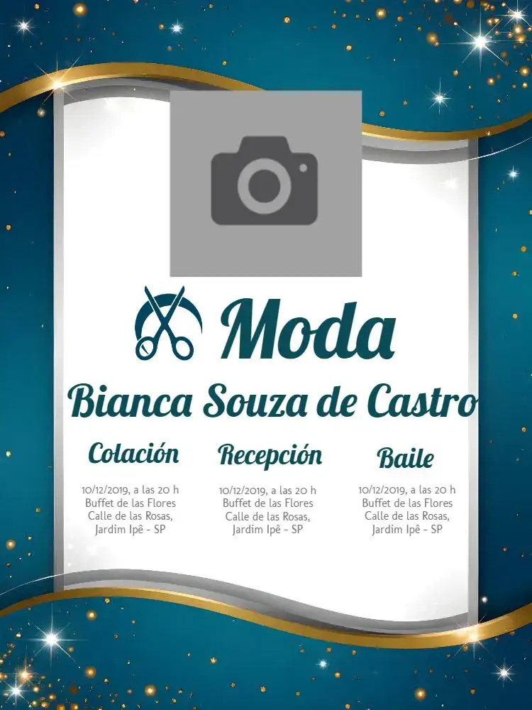 Invitación Graduación Moda Con Foto Dorado – tema Graduación dorado, elegante, moderno, minimalista, estilo contemporáneo
