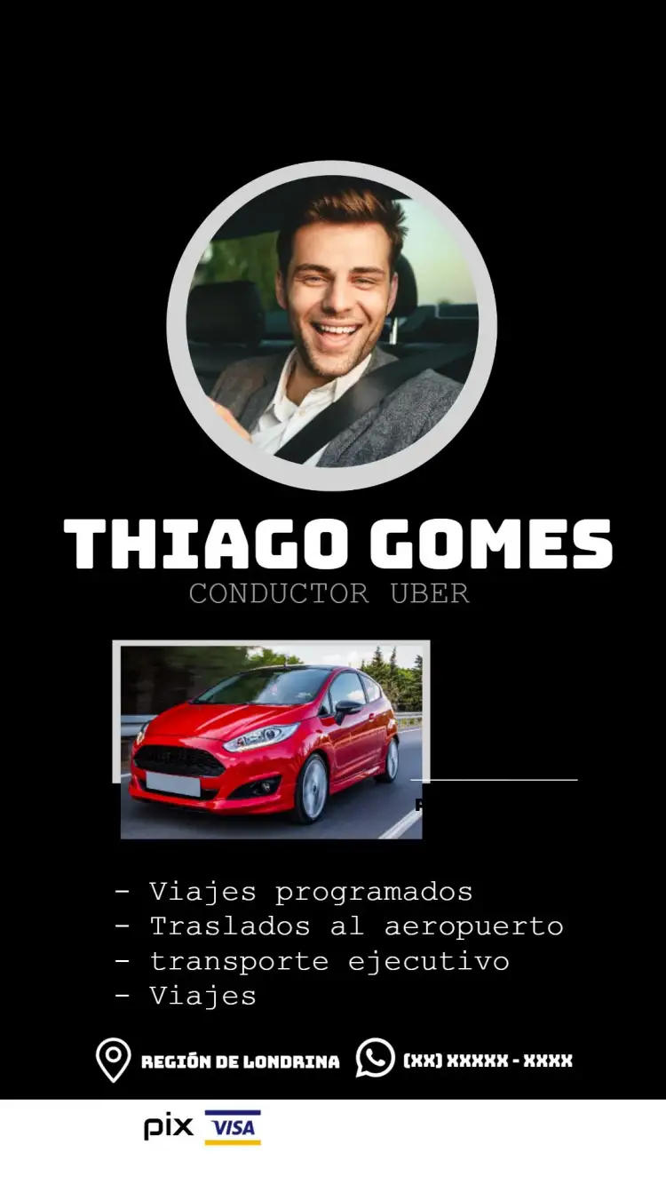 Invitación Tarjeta De Visita Uber Con Foto Blanco – tema Más buscados moderno, minimalista, limpio, profesional, sostenible, elegante