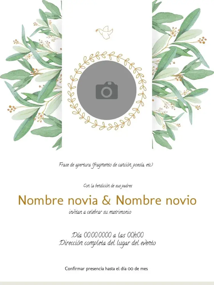 Invitación Boda Whatsapp