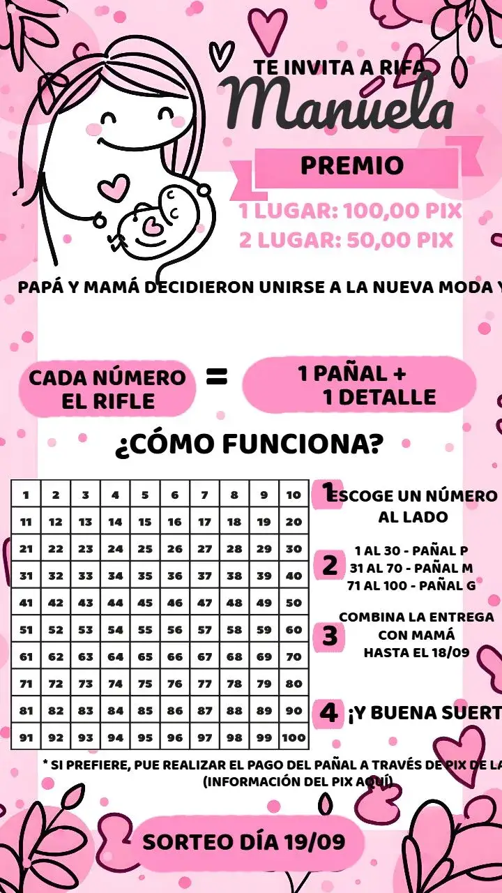 Invitación Té Rifa Flork Cha – tema Té Rifa moderno, divertido, bento, colorido, meme, jovem