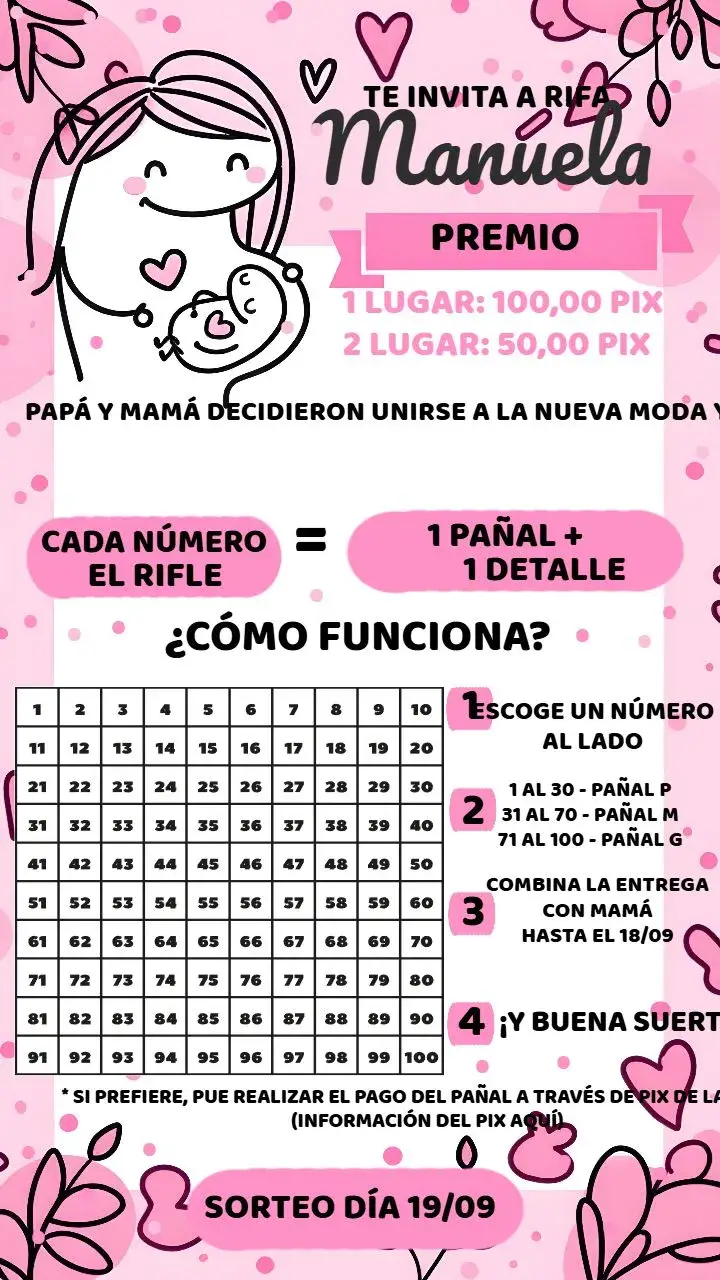Invitación Té Rifa Flork Cha