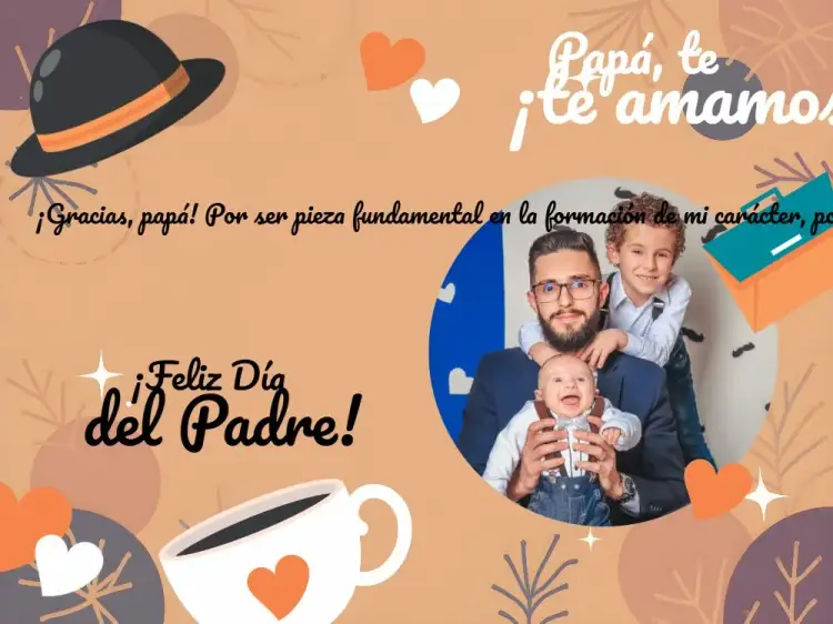 Invitación Tarjeta Del Día Del Padre Con Foto Gris – tema Fechas Conmemorativas moderno, elegante, minimalista, sóbrio, contemporáneo