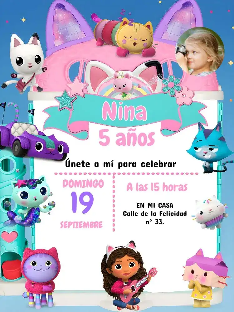 La Casa Mágica De Gabby Con Foto Osito