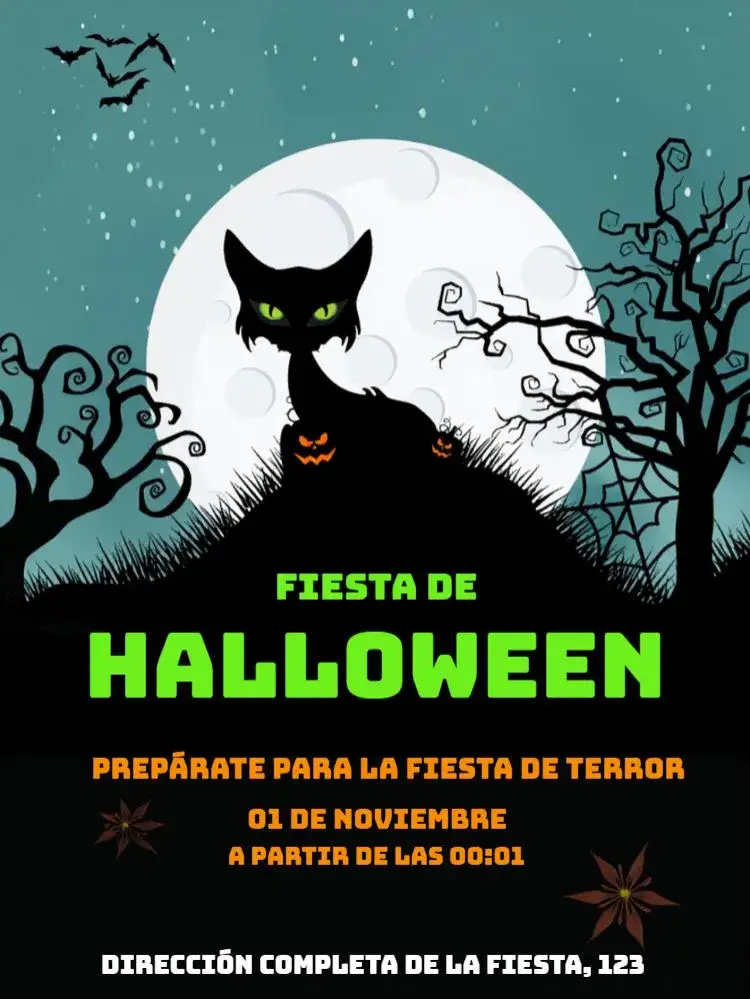 Invitación Halloween Brujas – tema Fechas Conmemorativas oscuro, fantasía, mágico, brujas, otoño, divertido