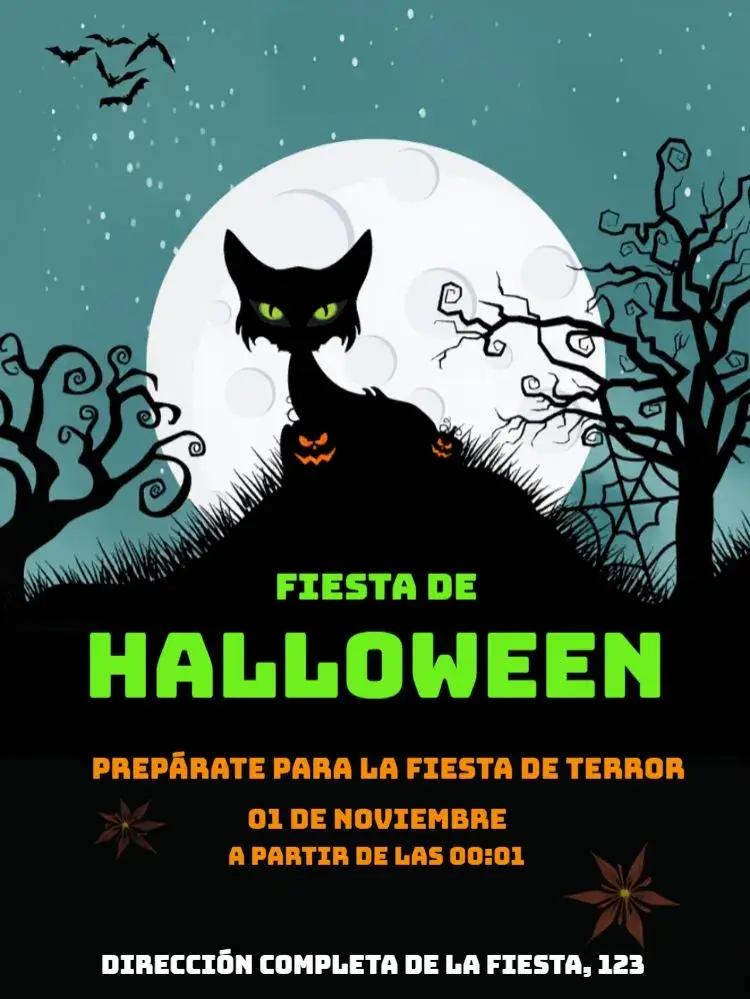 Invitación Halloween Brujas