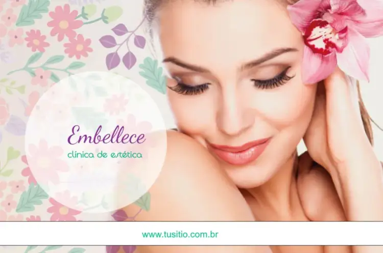 Invitación Tarjeta De Visita Frente Clínica Belleza – tema Tarjeta moderno, femenino, elegante, minimalista, colores suaves, glamuroso